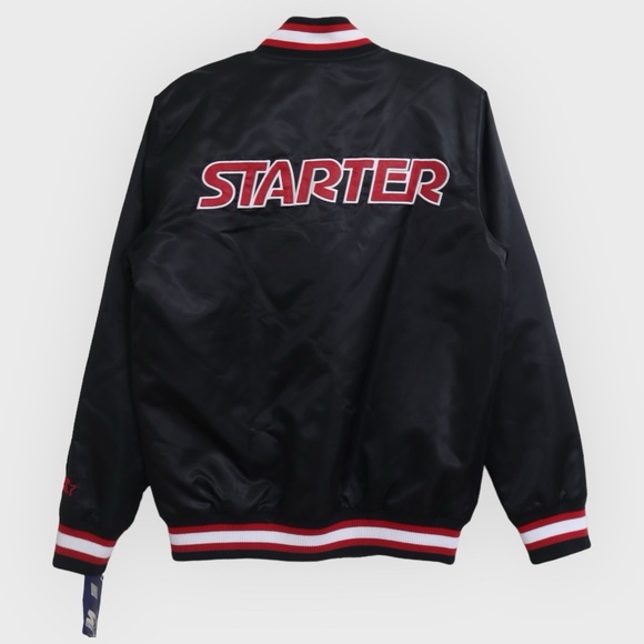 STARTER Black Bomber Logo Jacket NWT - Picture 16 of 16